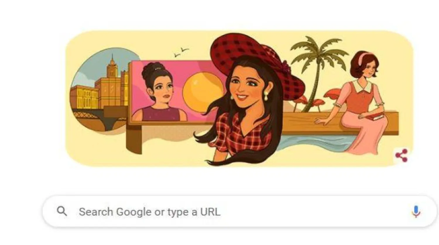 Google ana sayfa tasarımı bugün (Google)