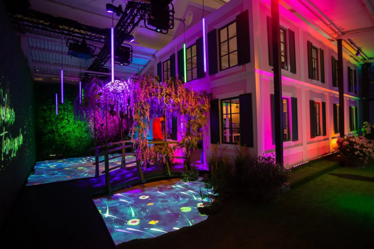 A replica of Monet's house can be seen at the exhibition "Monet's Garden" in Berlin. dpa