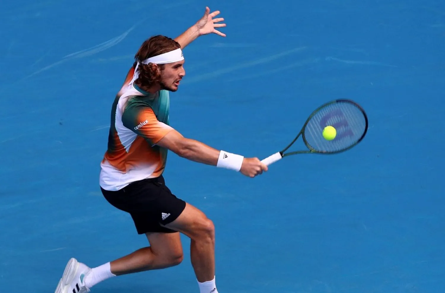 Stefanos Tsitsipas. (AFP)