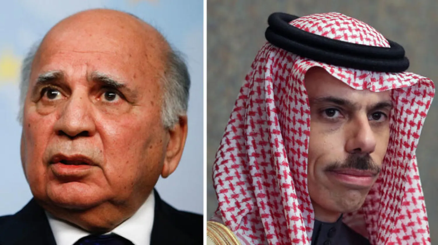 الأمير فيصل بن فرحان (إ.ب.أ)  -  الدكتور فؤاد حسين (أ.ب)