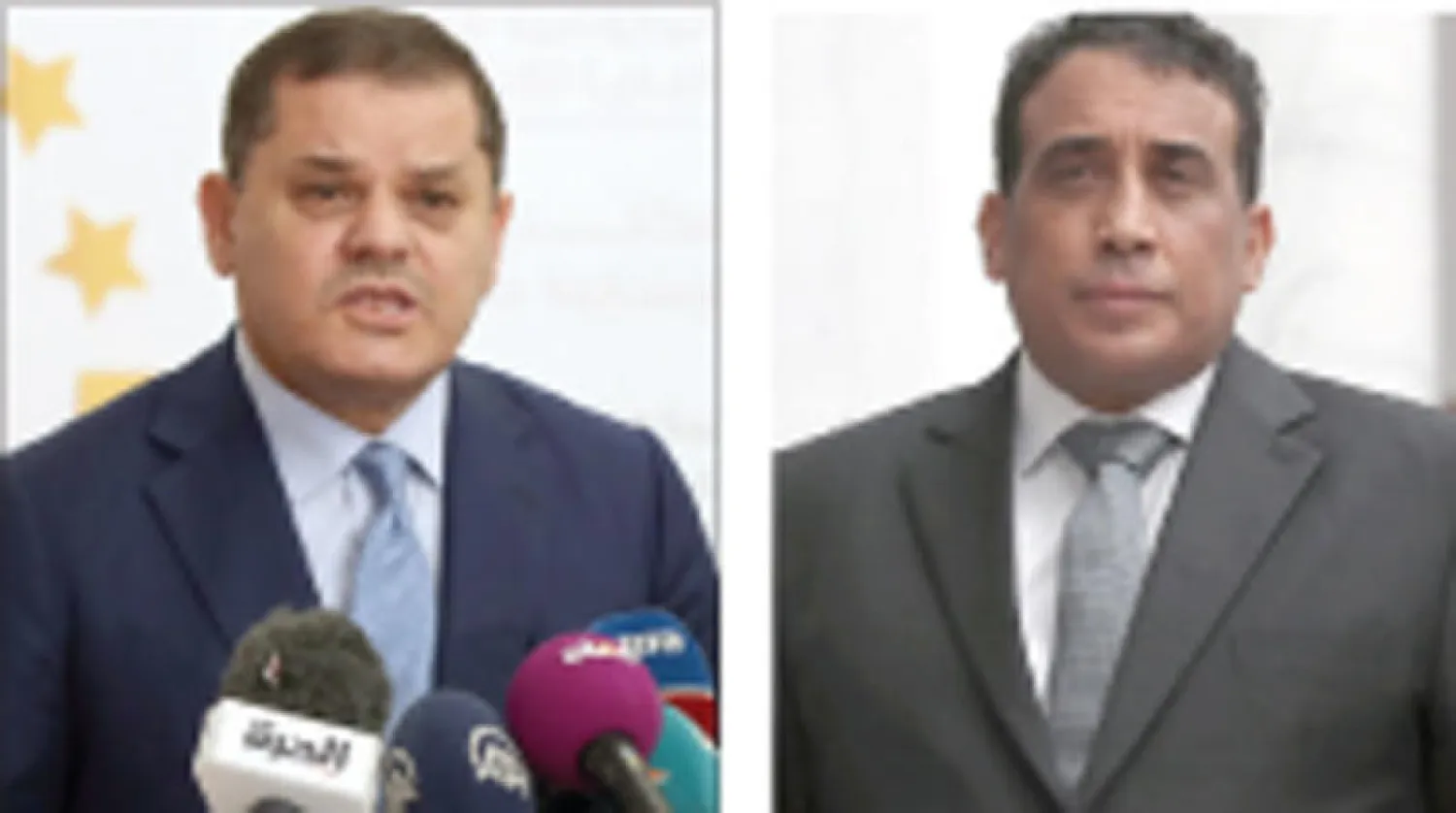 محمد المنفي (إ.ب.أ)  -  عبد الحميد الدبيبة (إ.ب.أ)