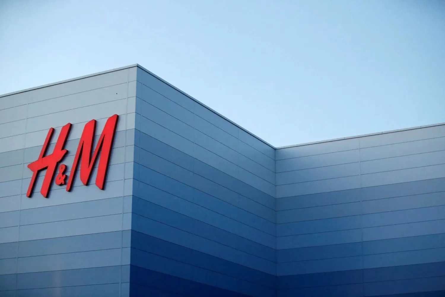 A view shows an H&M warehouse at Magna Park in Milton Keynes, Britain, September 26, 2021. (Reuters)
