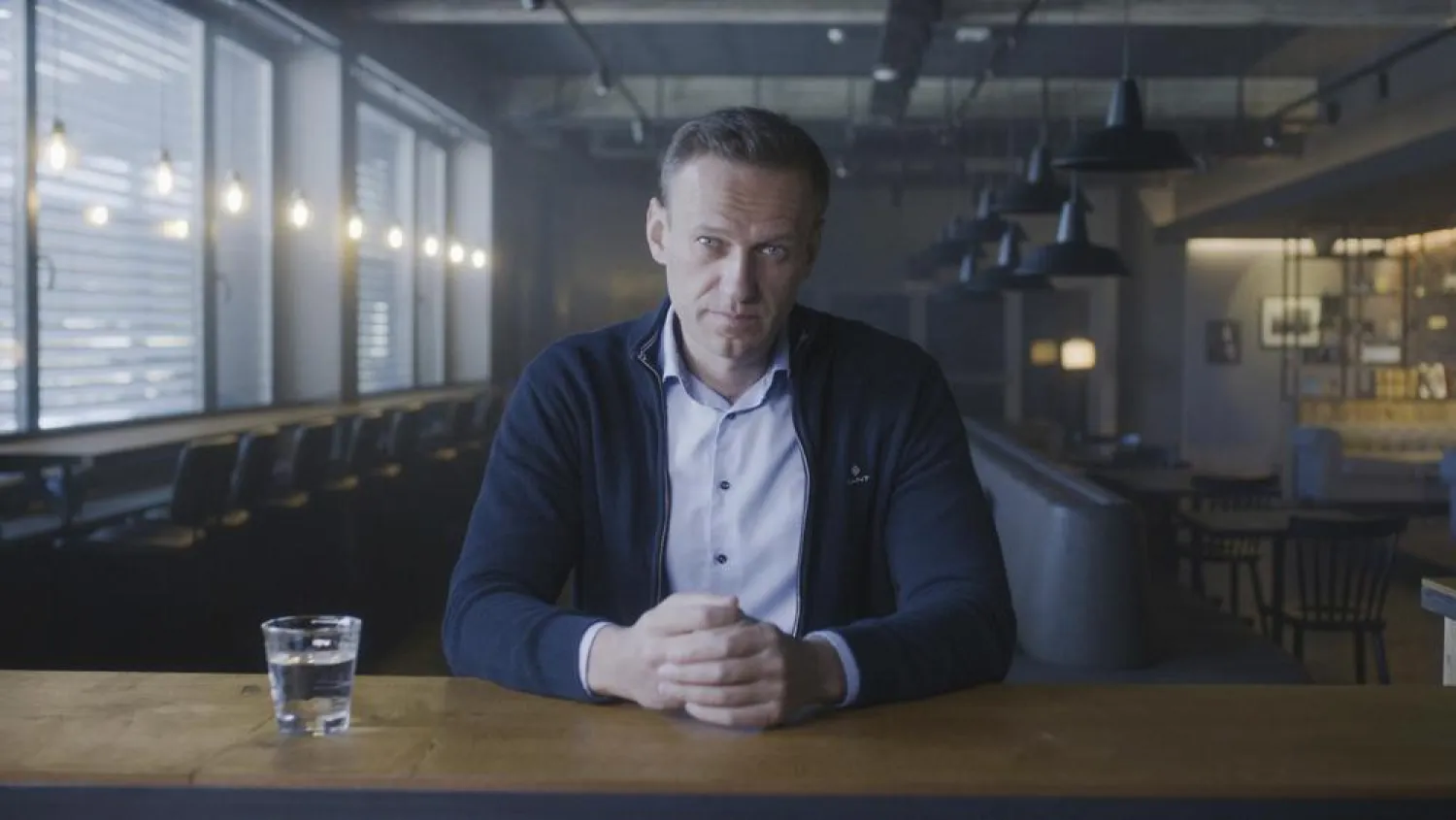 Alexei Navalny appears in a scene from "Navalny" an official selection of the US Documentary section at the 2022 Sundance Film Festival. (Sundance Institute via AP)