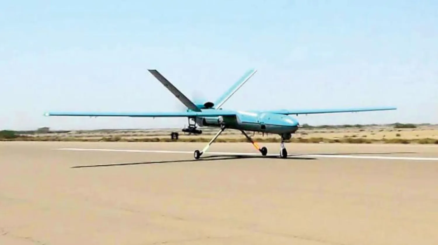 
تصویر منتشرشده توسط ارتش ایران از پهپادهای خود در 11 سپتامبر (AFP)
