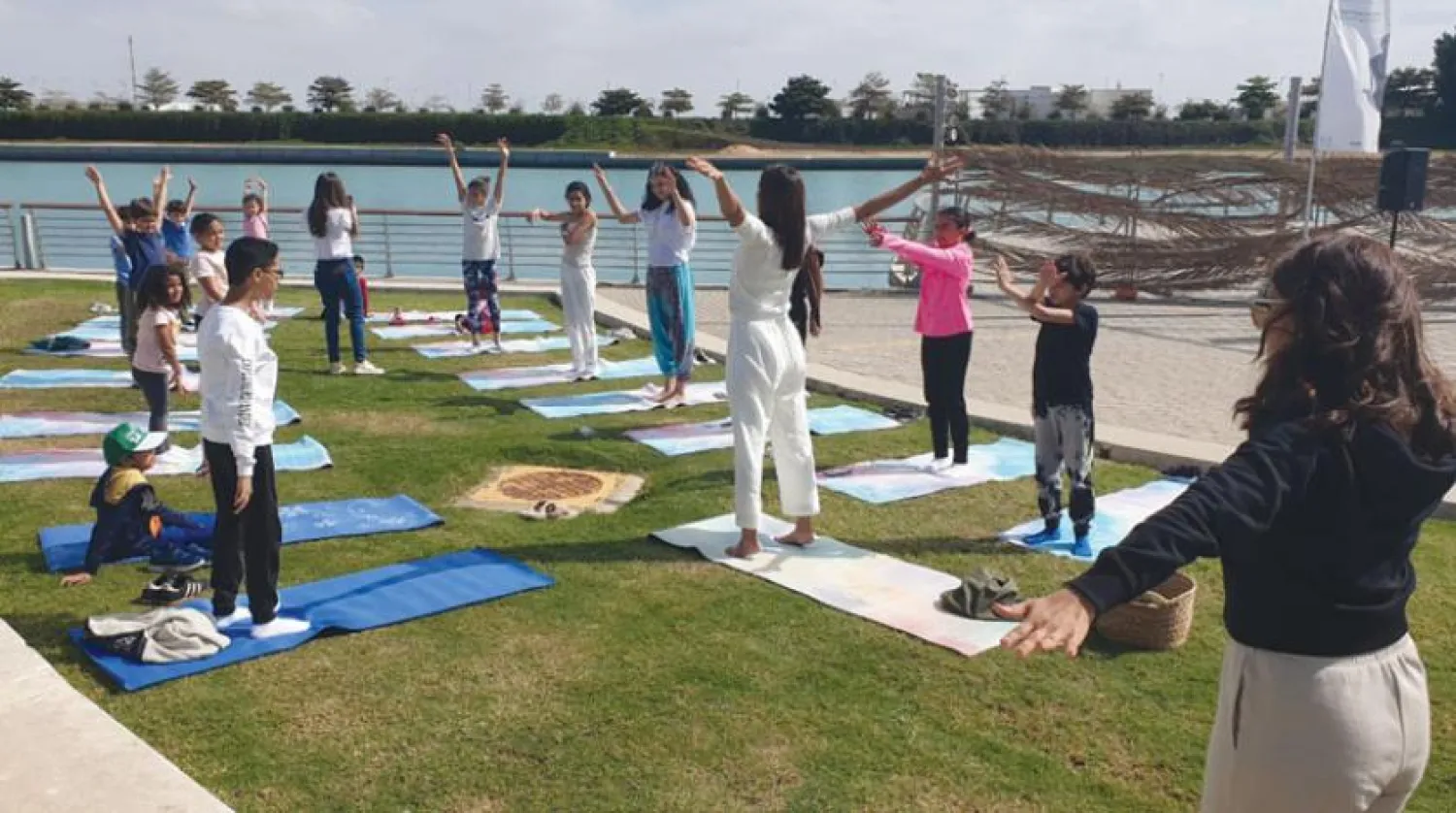 Festival, Suudi Arabistan’daki en ünlü yoga eğitmenlerini, eğitim dersleri vermek üzere ağırladı.