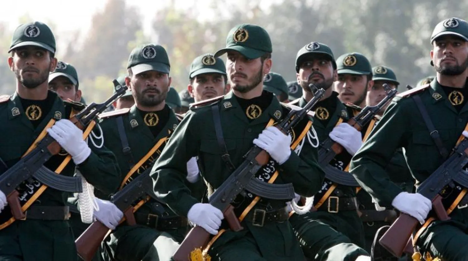 Members of the Iranian Revolutionary Guards Corps. (AP)

