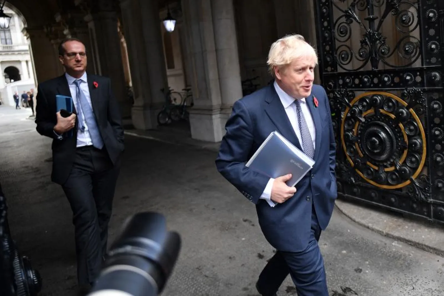 رئيس الوزراء البريطاني بوريس جونسون (أ.ف.ب)