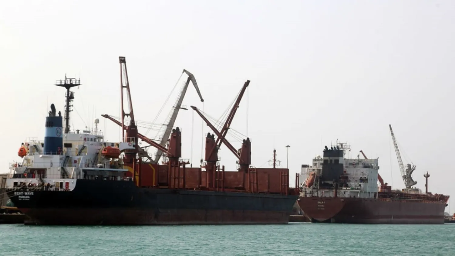 A view of Hodeidah port on November 7, 2017. (Getty Images)