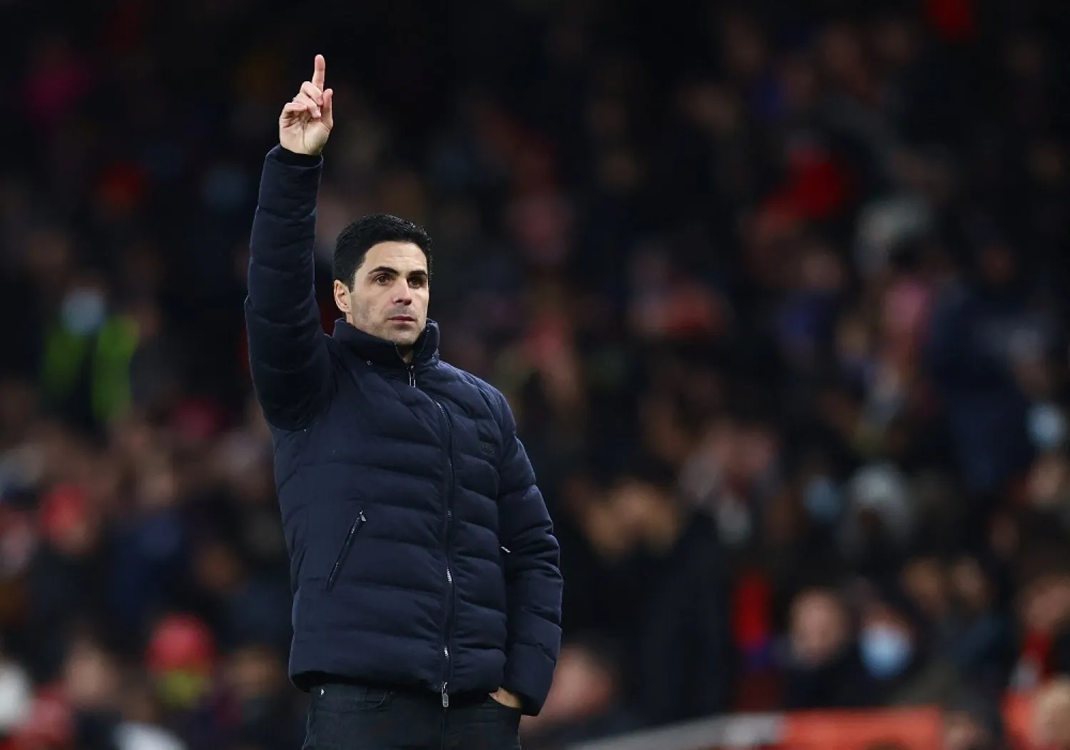 Arsenal manager Mikel Arteta. (Reuters)