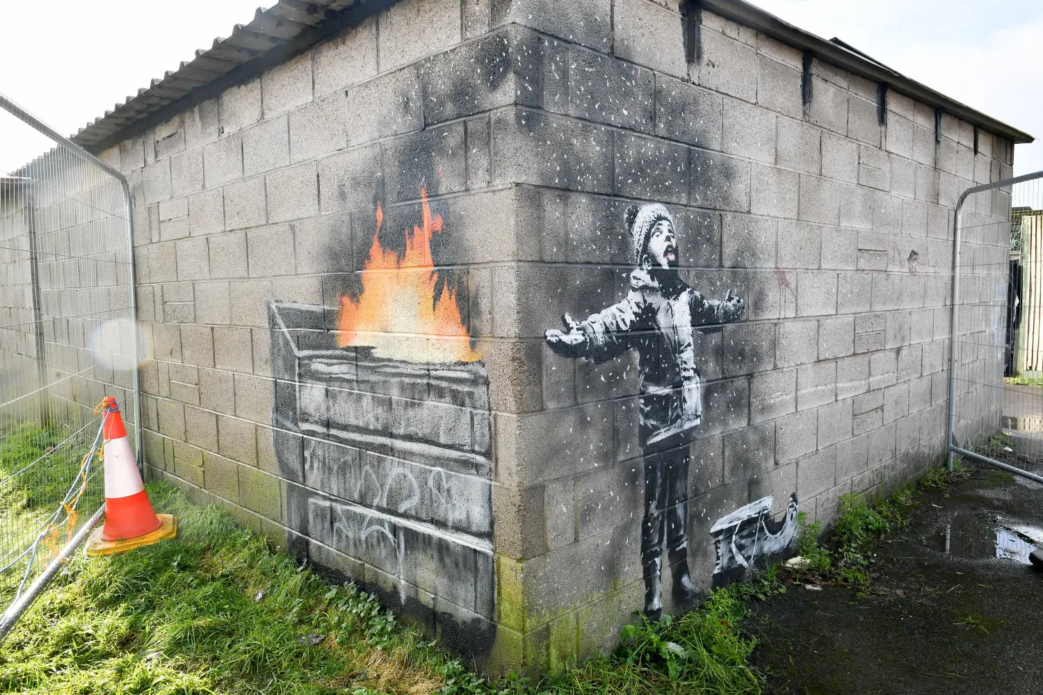 “Season’s Greetings” depicts a message about the impact of
pollution on communities. Source: Press Association