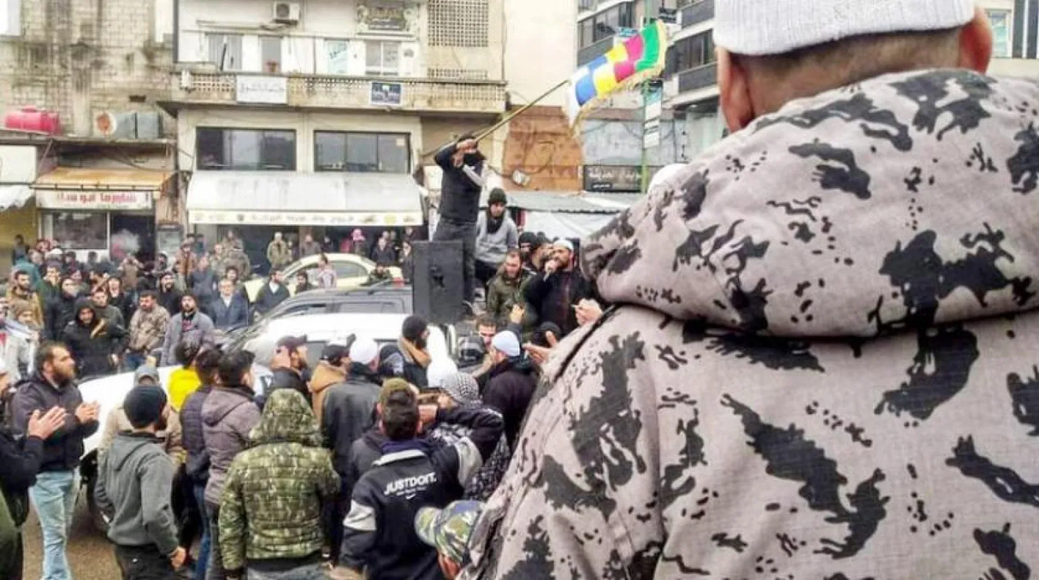 Suriye’nin güneyindeki Süveyda’da düzenlenen gösteriler (Süveyda24)