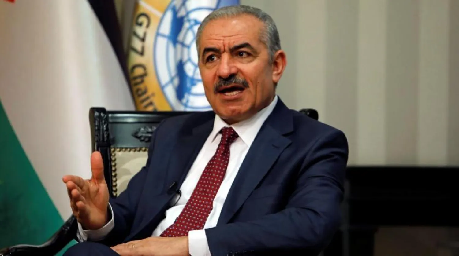 Palestinian Prime Minister Mohammad Shtayyeh gestures during an interview with Reuters in his office in Ramallah, in the Israeli-occupied West Bank, June 27, 2019. REUTERS/Raneen Sawafta