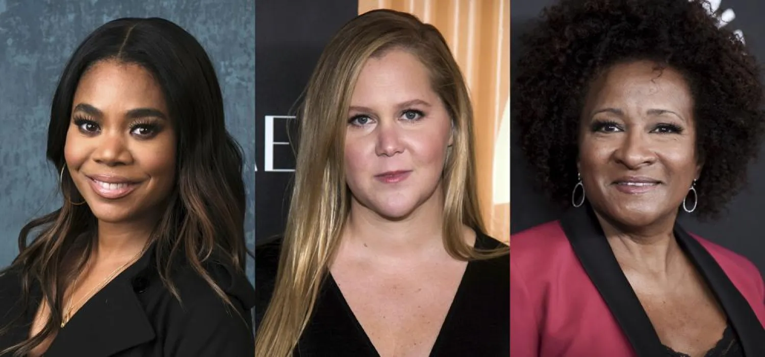This combination of photos shows Regina Hall, from left, Amy Schumer and Wanda Sykes, who are in final talks to host the 94th Academy Awards. (AP)