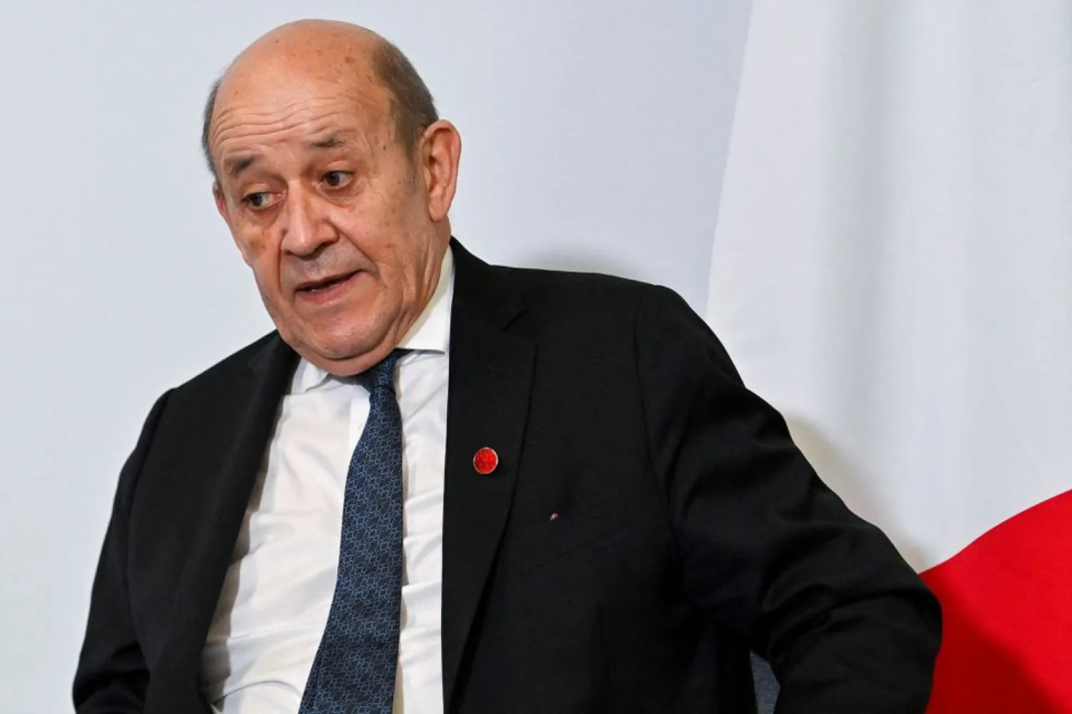 France's Minister for Europe and Foreign Affairs Jean-Yves Le Drian. Paul Ellis/Pool via REUTERS