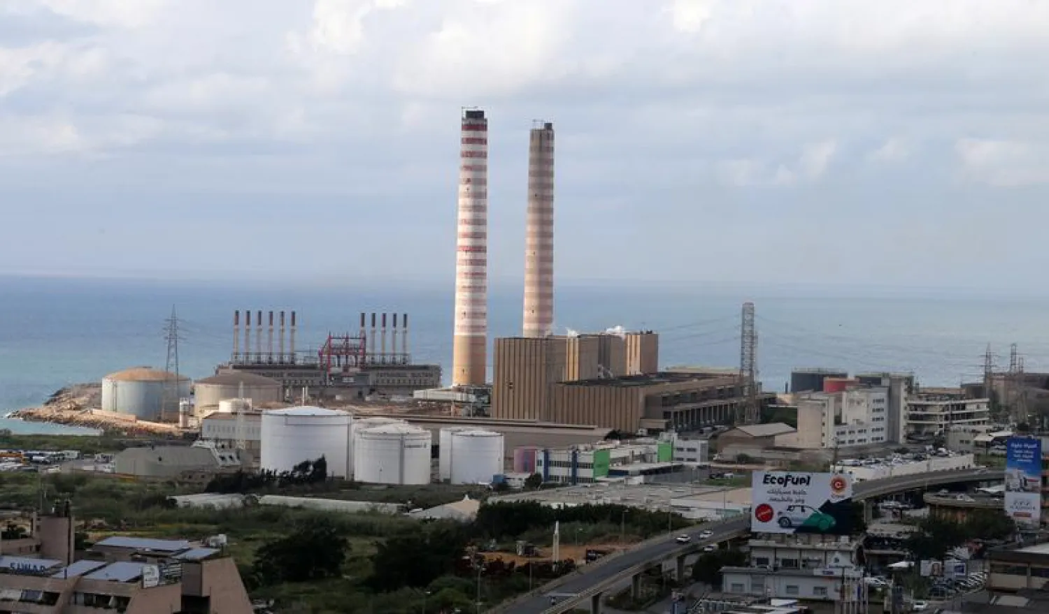 Zouk Power Station is seen in Zouk, north of Beirut, Lebanon March 27, 2019. Picture taken March 27, 2019. REUTERS/Mohamed Azakir
