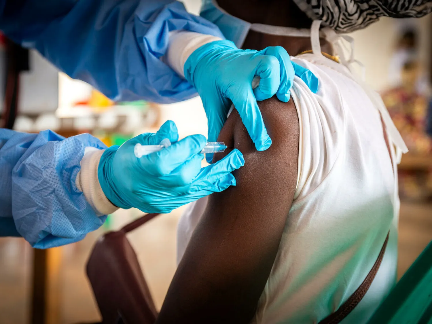 Currently only one percent of the vaccines used in Africa are produced on the continent of 1.3 billion people. Barbara DEBOUT AFP
