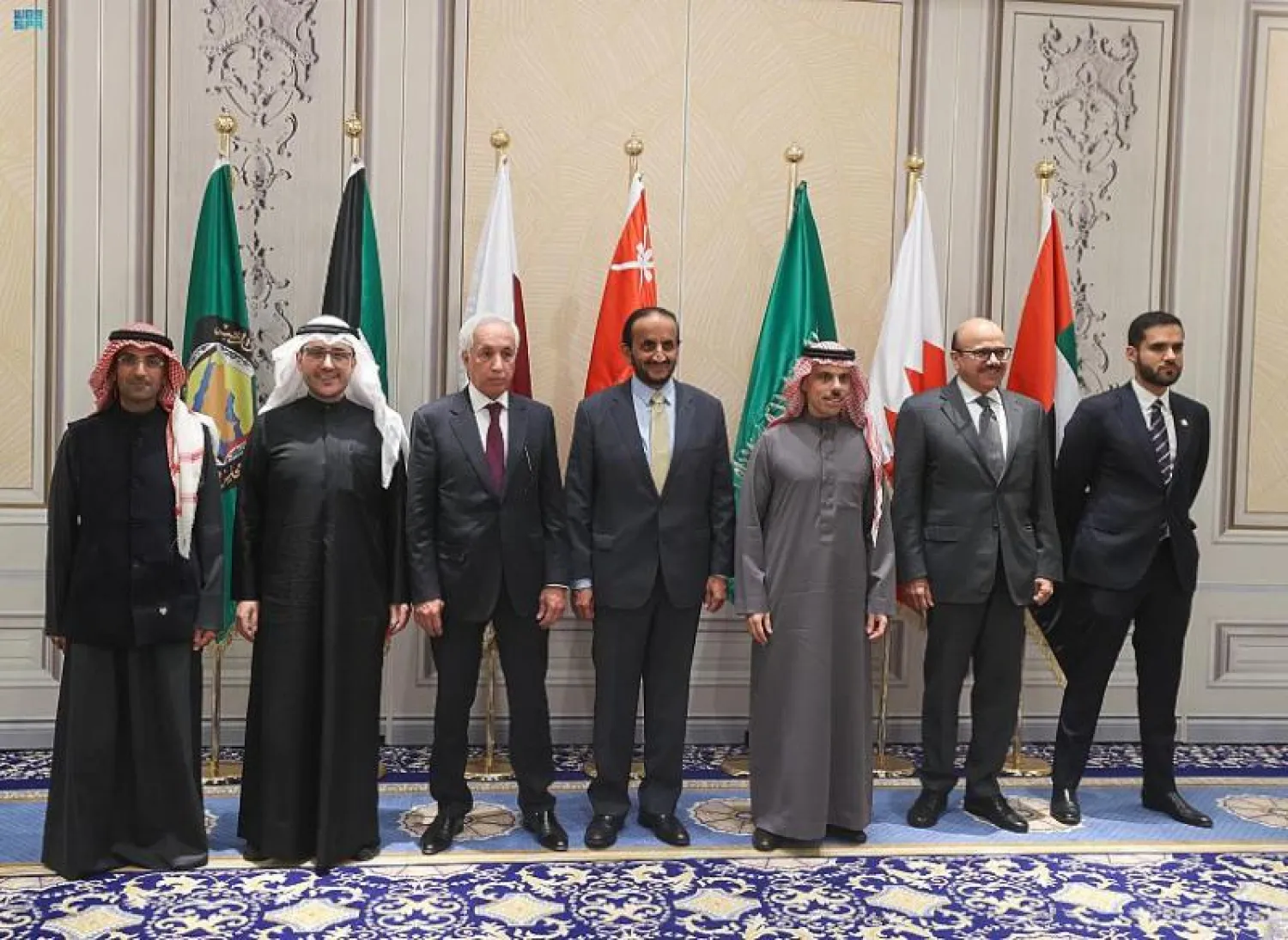 وزراء خارجية مجلس التعاون في بروكسل (واس)