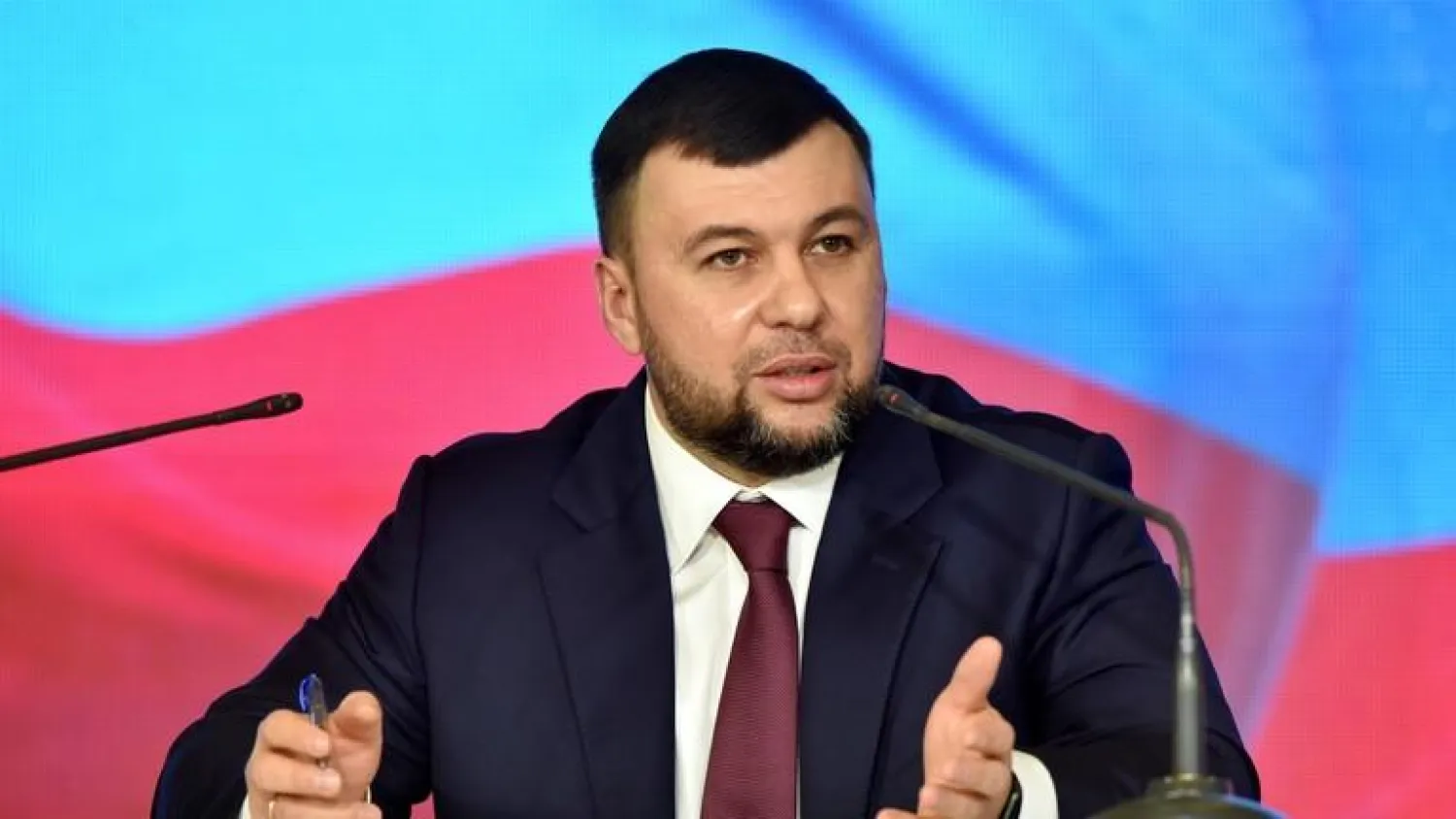 رئيس جمهورية دونيتسك الشعبية دينيس بوشيلين (سبوتنيك)