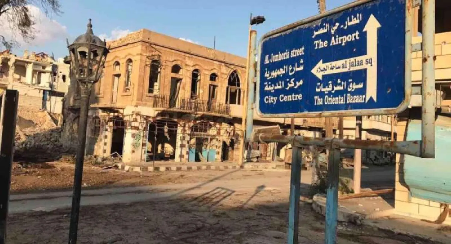 مشهد من ريف حمص بسوريا (المرصد السوري)