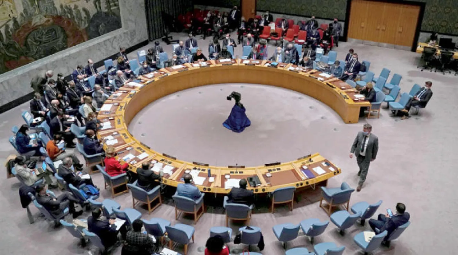 مجلس الأمن يناقش الأزمة الأوكرانية (أ.ف.ب)