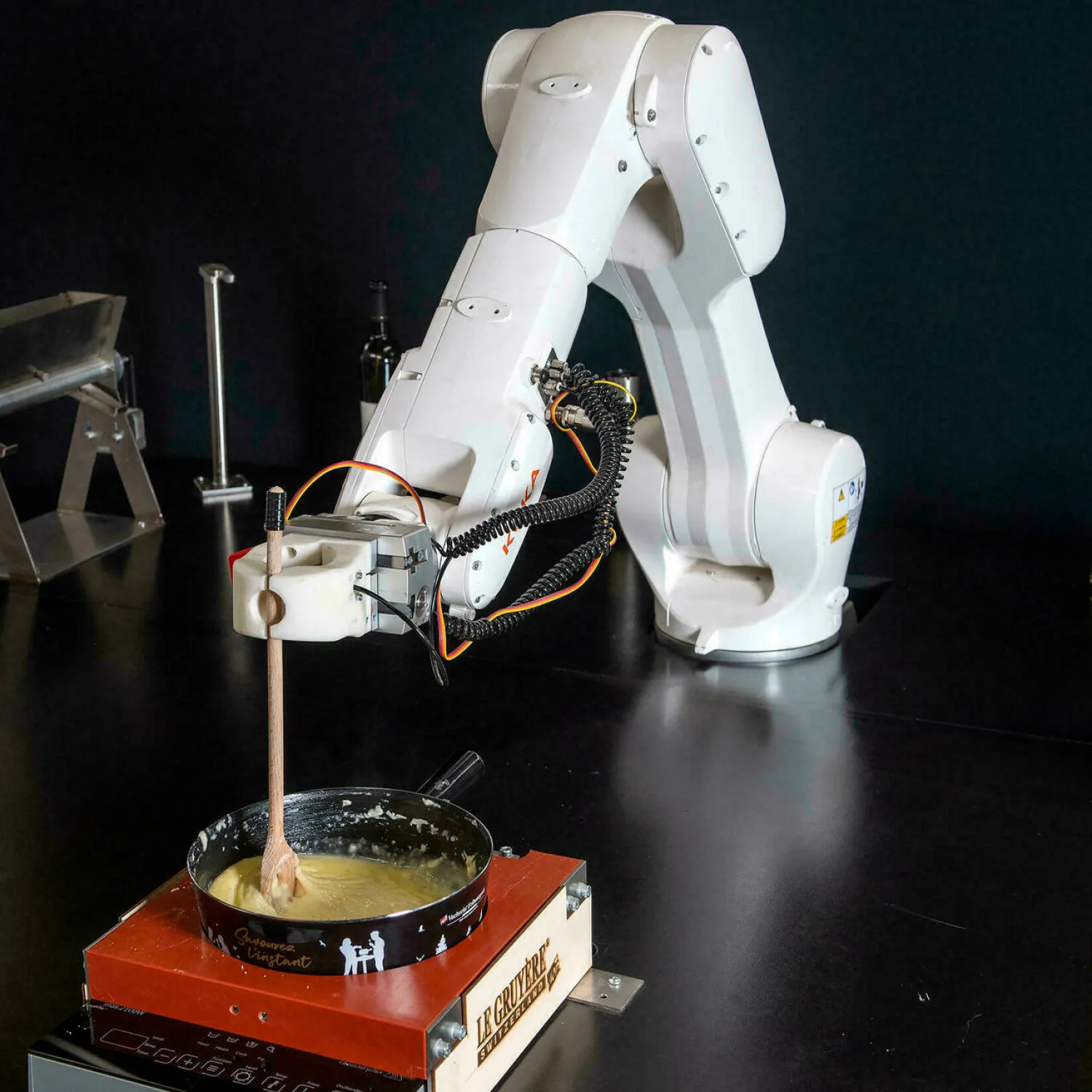 'Bouebot' has taken nearly two years to develop and is still not ready for the shops. Jean-Guy Python AFP
