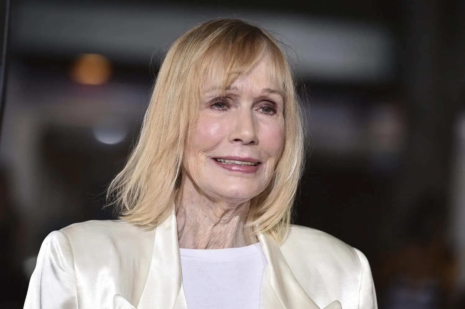 Sally Kellerman arrives at the premiere of "The Danish Girl" at Regency Village Theatre on Saturday, Nov. 21, 2015, in Los Angeles. (AP)