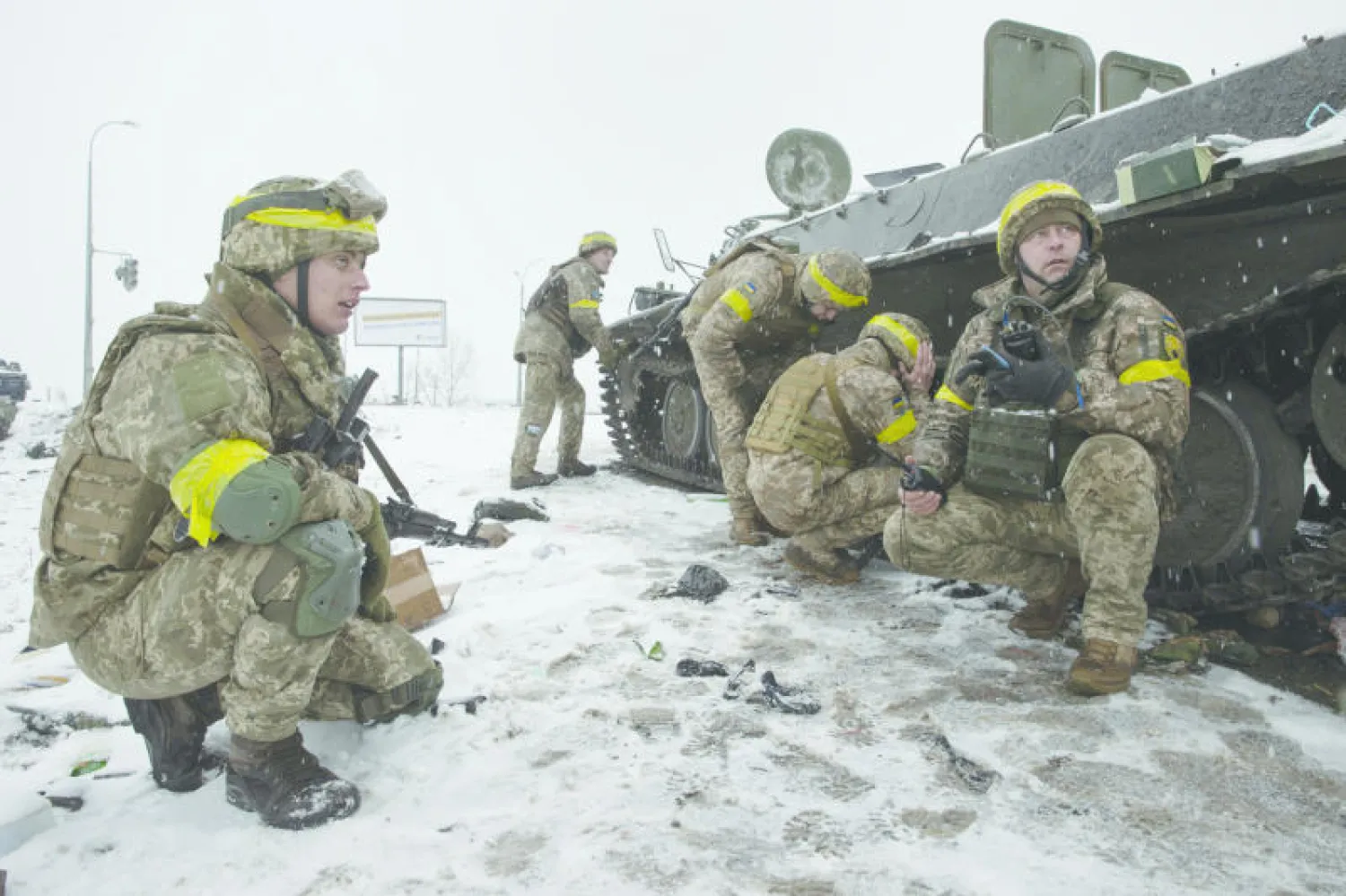مشاهد من خاركيف: حطام المعركة ودوي المدفعية وإيواء الناس في قطار الأنفاق