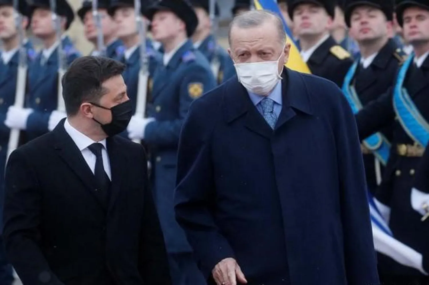 Cumhurbaşkanı Recep Tayyip Erdoğan ile Ukrayna Devlet Başkanı Volodomir Zelenski bir üre önce görüşme gerçekleştirmişlerdi. (Reuters)