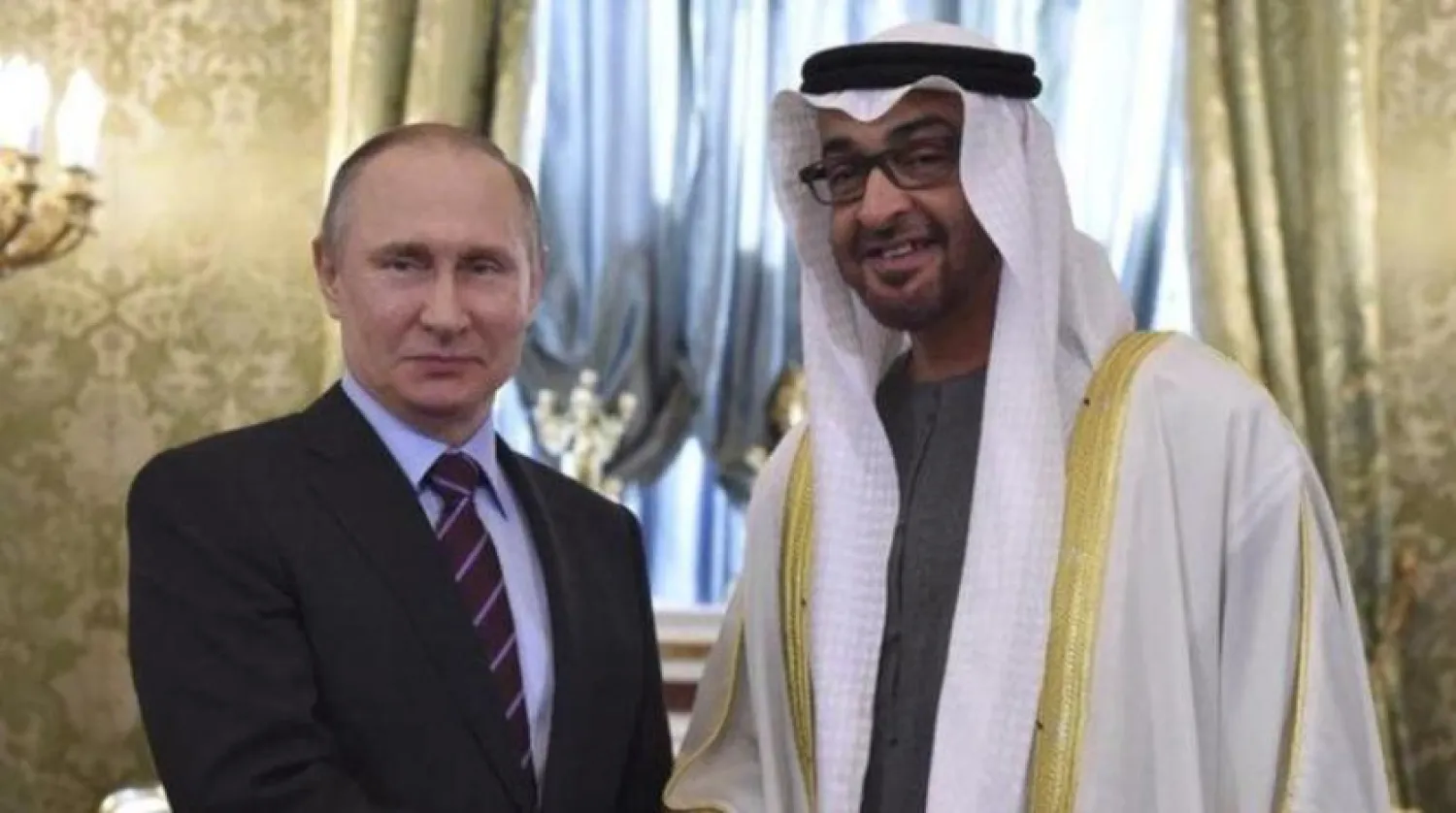 رئیس جمهور روسیه و ولیعهد ابوظبی - آرشیویی
