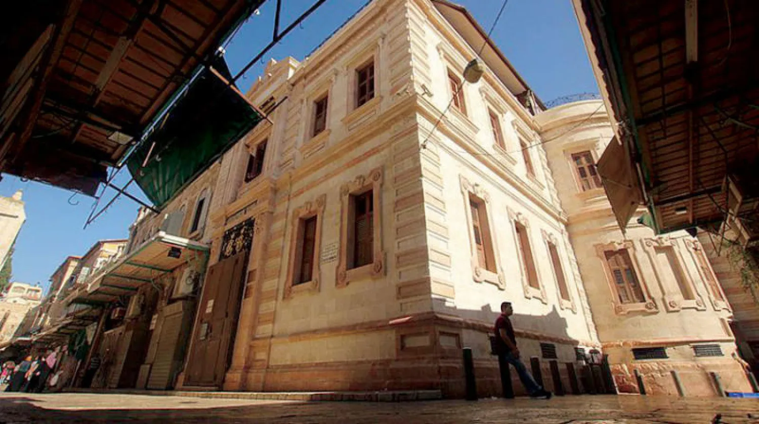 كنيسة القديس ألكسندر نيفسكي في القدس القديمة (ويكيبيديا)