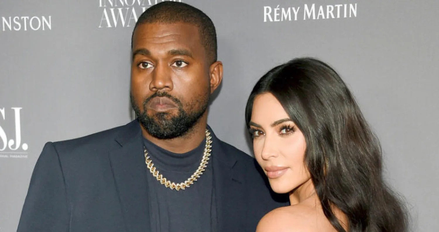 صدر حكم  الطلاق بناءً على طلب كيم كاردشيان  وعدم اعتراض كانييه ويست (أ.ب)