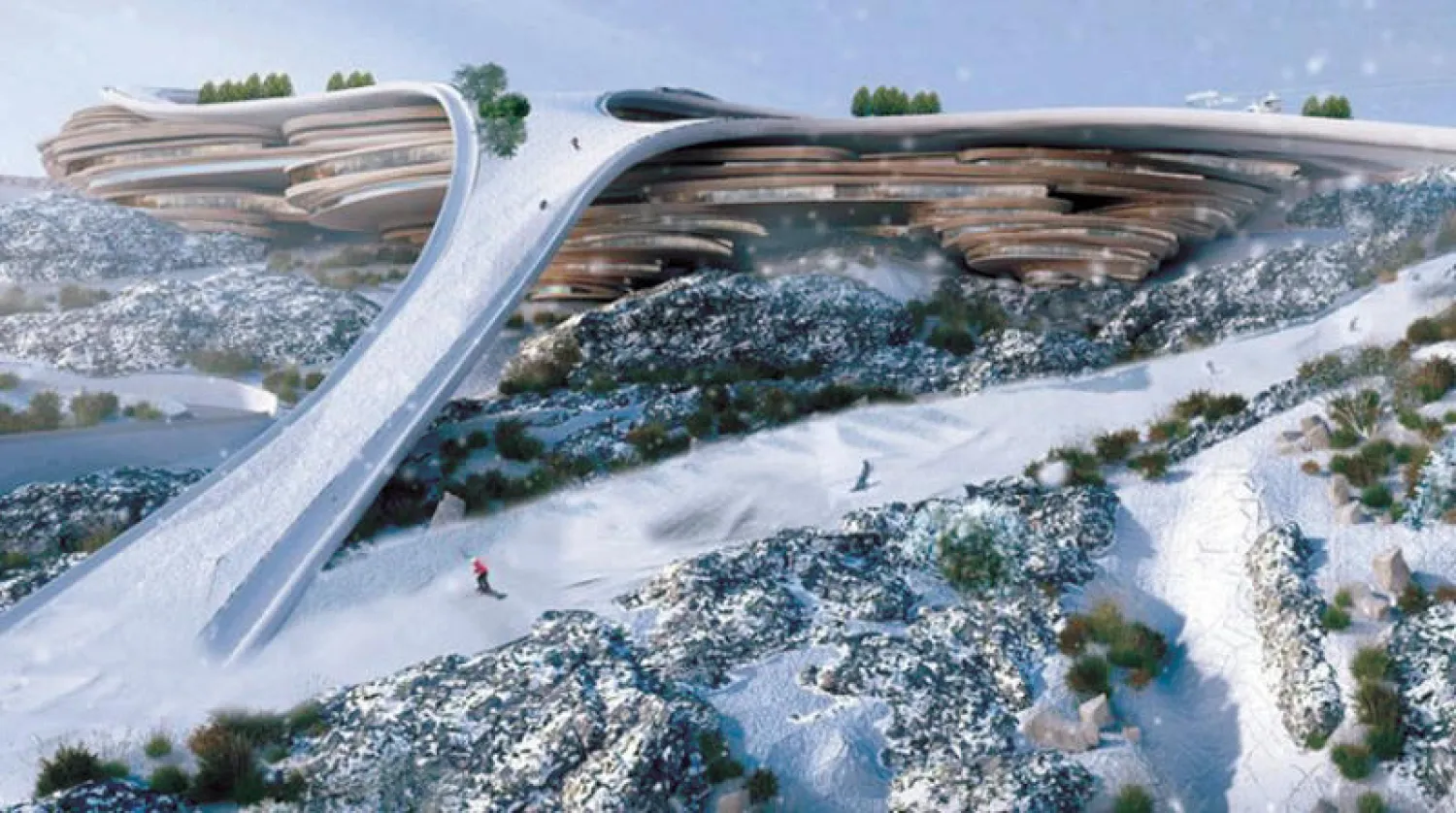 «تروجينا» بمدينة «نيوم» كوجهة عالمية للسياحة الجبلية السعودية (الشرق الأوسط)