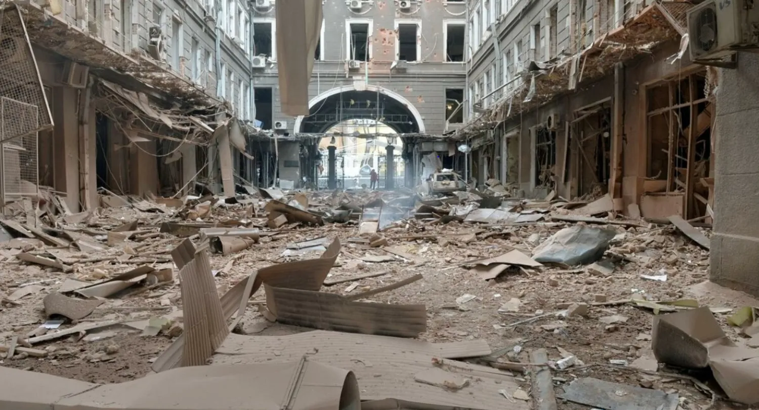 Russian forces have shelled Ukraine's second-biggest city, Kharkiv Sergey BOBOK AFP
