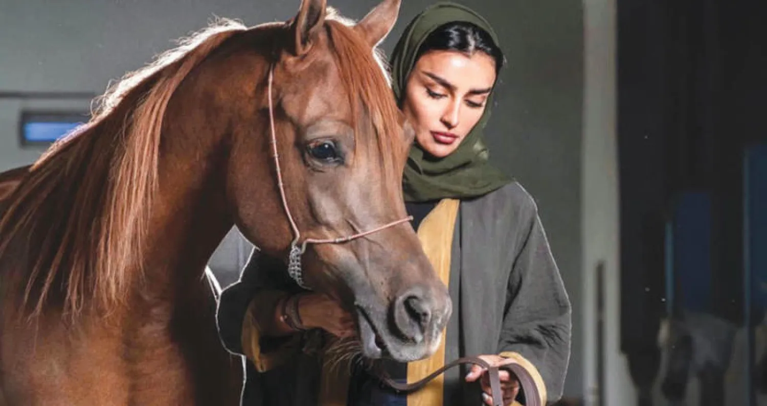 الفارسة أبرار العبد القادر (الشرق الأوسط)