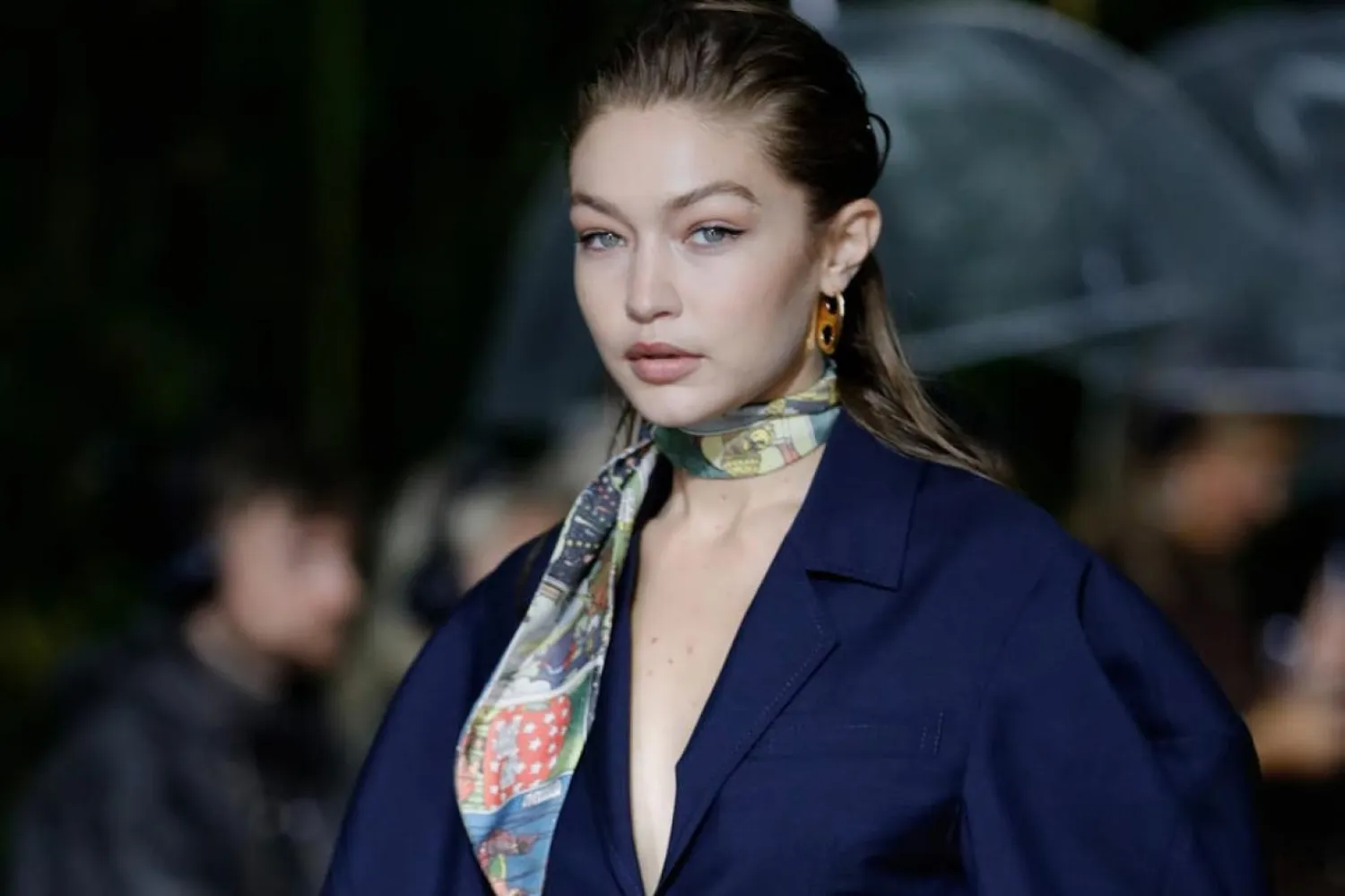 Gigi Hadid, Filistinlilere verdiği destek nedeniyle Yahudi karşıtı olmakla suçlanmıştı (AFP)

