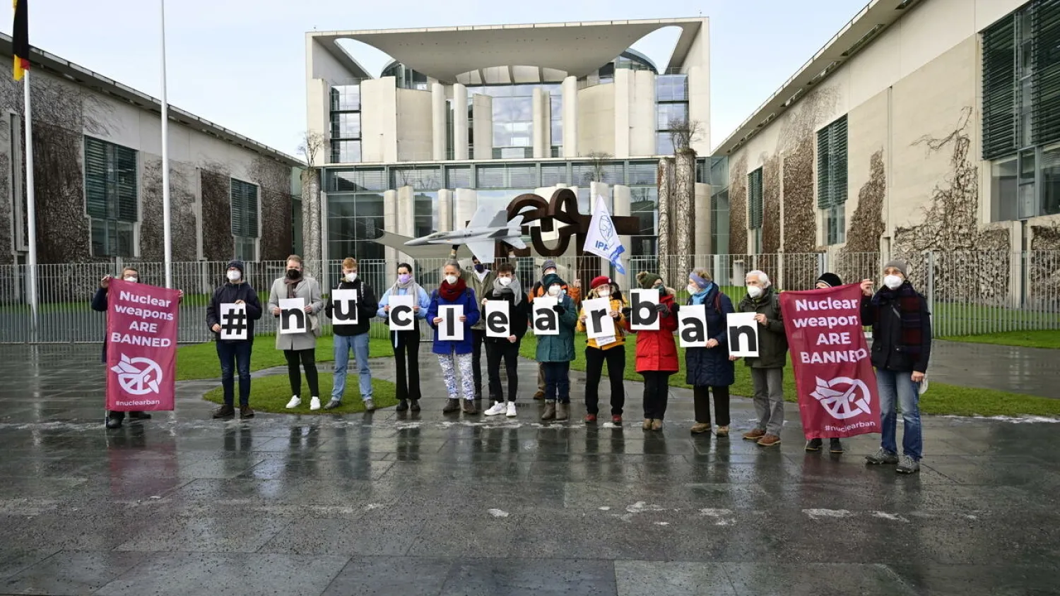 ICAN won the 2017 Nobel Peace Prize for its campaigning work worldwide (AFP/Tobias Schwarz)
 