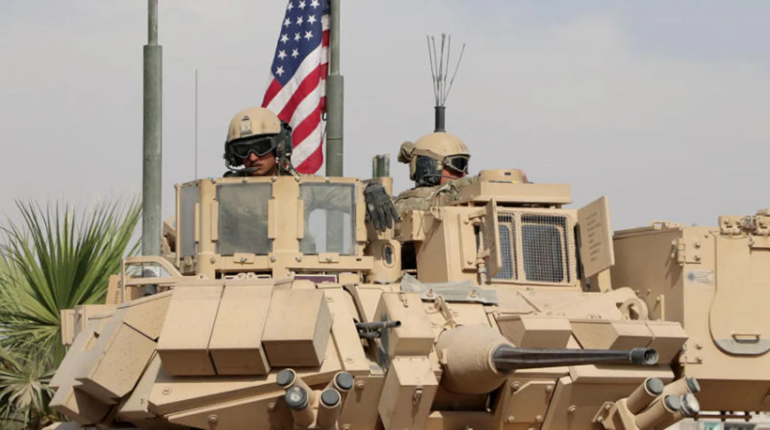 جنديان أميركيان في القامشلي شمال شرقي سوريا (الشرق الأوسط)