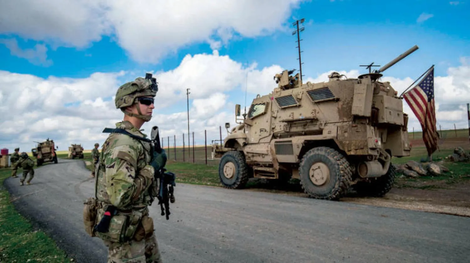 دورية أميركية في القامشلي شمال شرقي سوريا أول من أمس (أ.ف.ب)