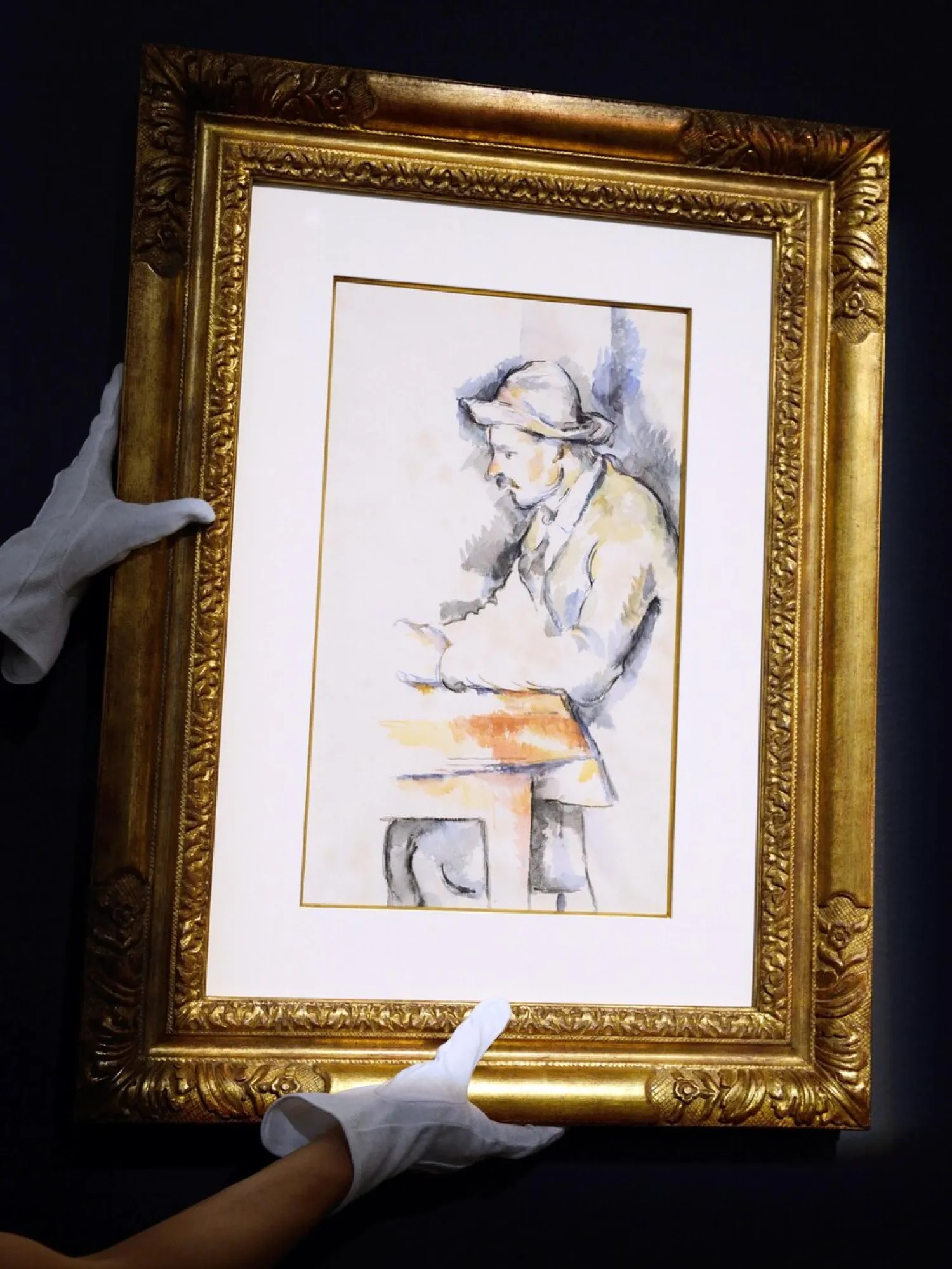 Cezanne's Card Player.(AFP: Don Emmert)