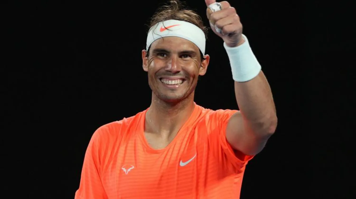 File Photo: Tennis - Australian Open - Melbourne Park, Melbourne, Australia, February 11, 2021 Spain's Rafael Nadal acknowledges a fan during his second round match against Michael Mmoh of the US REUTERS/Loren Elliott
