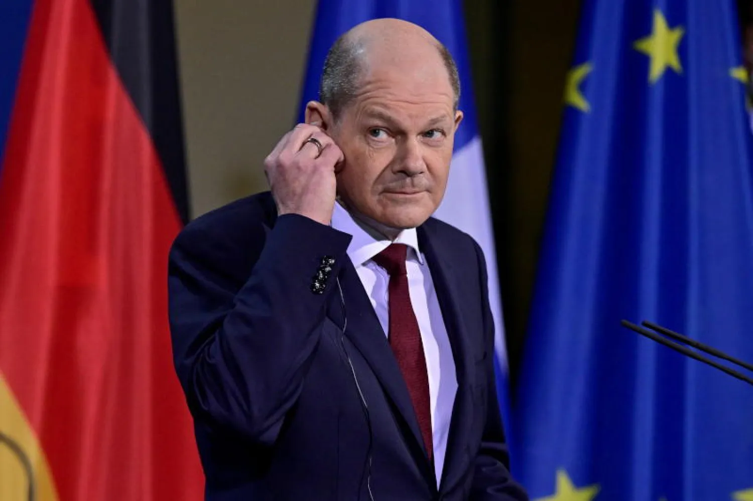 المستشار الألماني أولاف شولتس (رويترز)