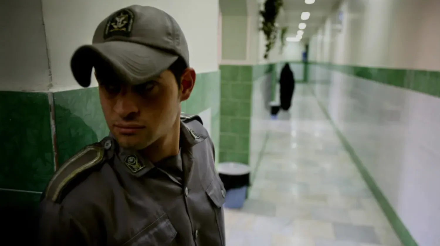 A prison guard in Iran's Evin prison. Reuters file photo