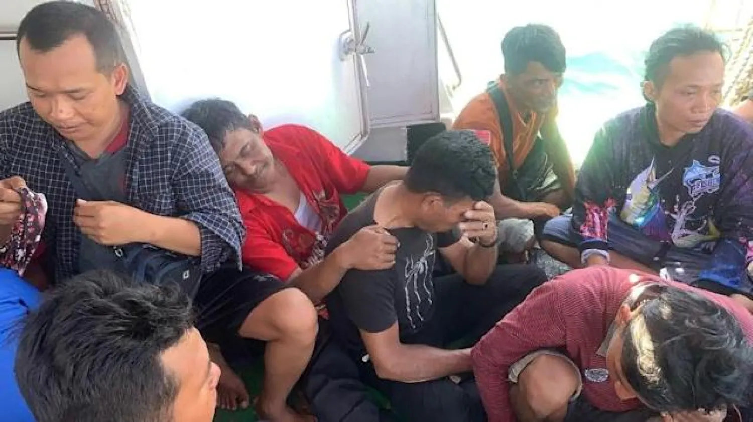 File Photo: All but two of the 90 passengers and crew aboard an Indonesian fishing vessel that sunk on Saturday survived (AFP/Handout) (Handout)
