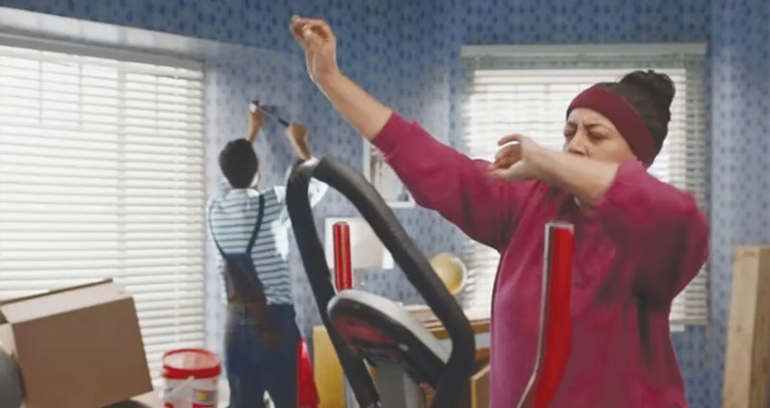 لقطة من إعلان مصري جديد في «عيد الأم»