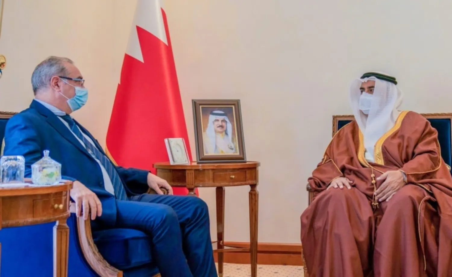 The King's Diplomatic Affairs Advisor receives Israeli ambassador. BNA