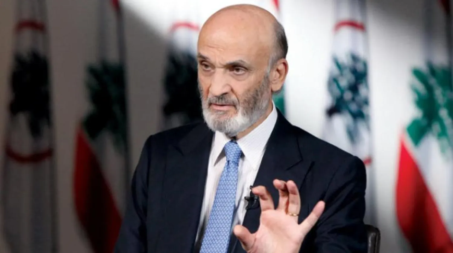 Geagea speaks to Asharq Al-Awsat.