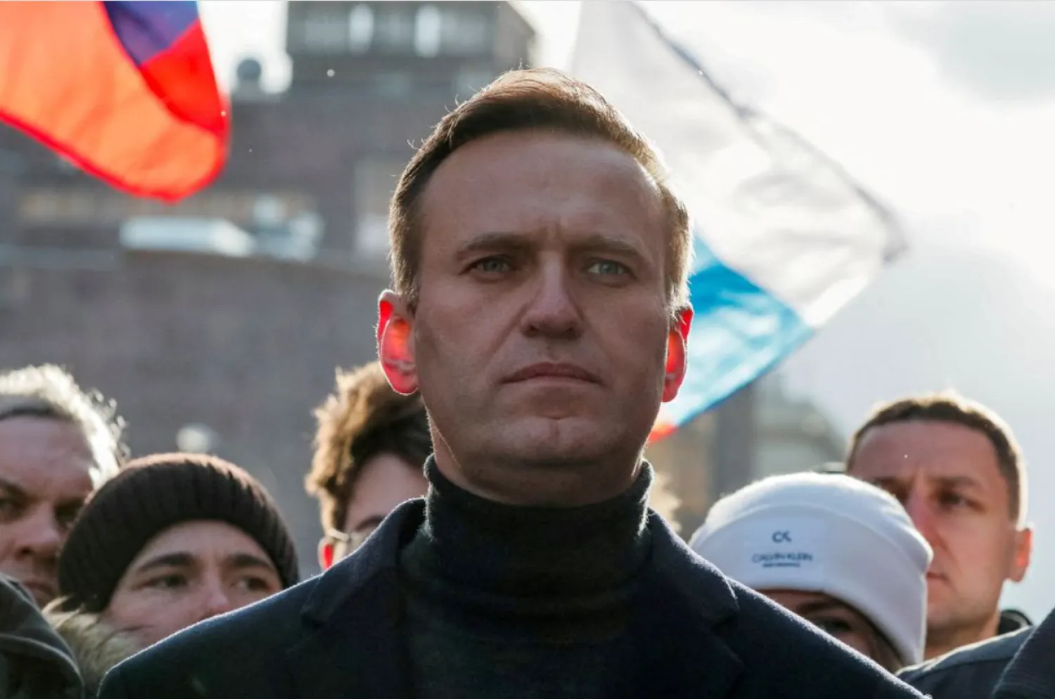 Kremlin critic Alexei Navalny takes part in a rally to mark the 5th anniversary of opposition politician Boris Nemtsov's murder and to protest against proposed amendments to the country's constitution, in Moscow, Russia February 29, 2020. REUTERS/Shamil Zhumatov/File Photo

