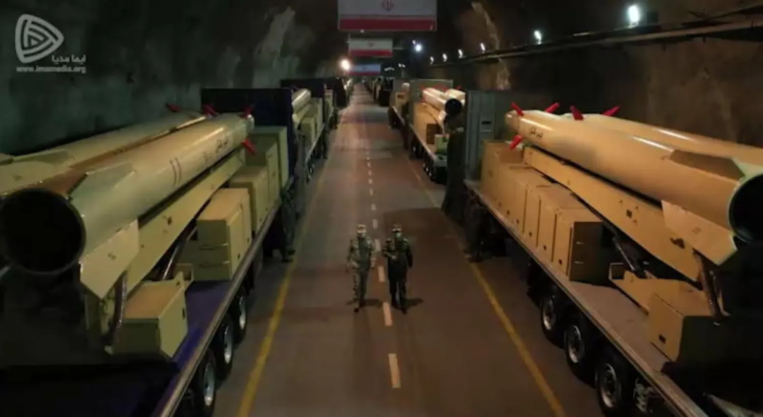 قاعدة صاروخية تحت أرضية للحرس الثوري الإيراني (أرشيفية - رويترز)