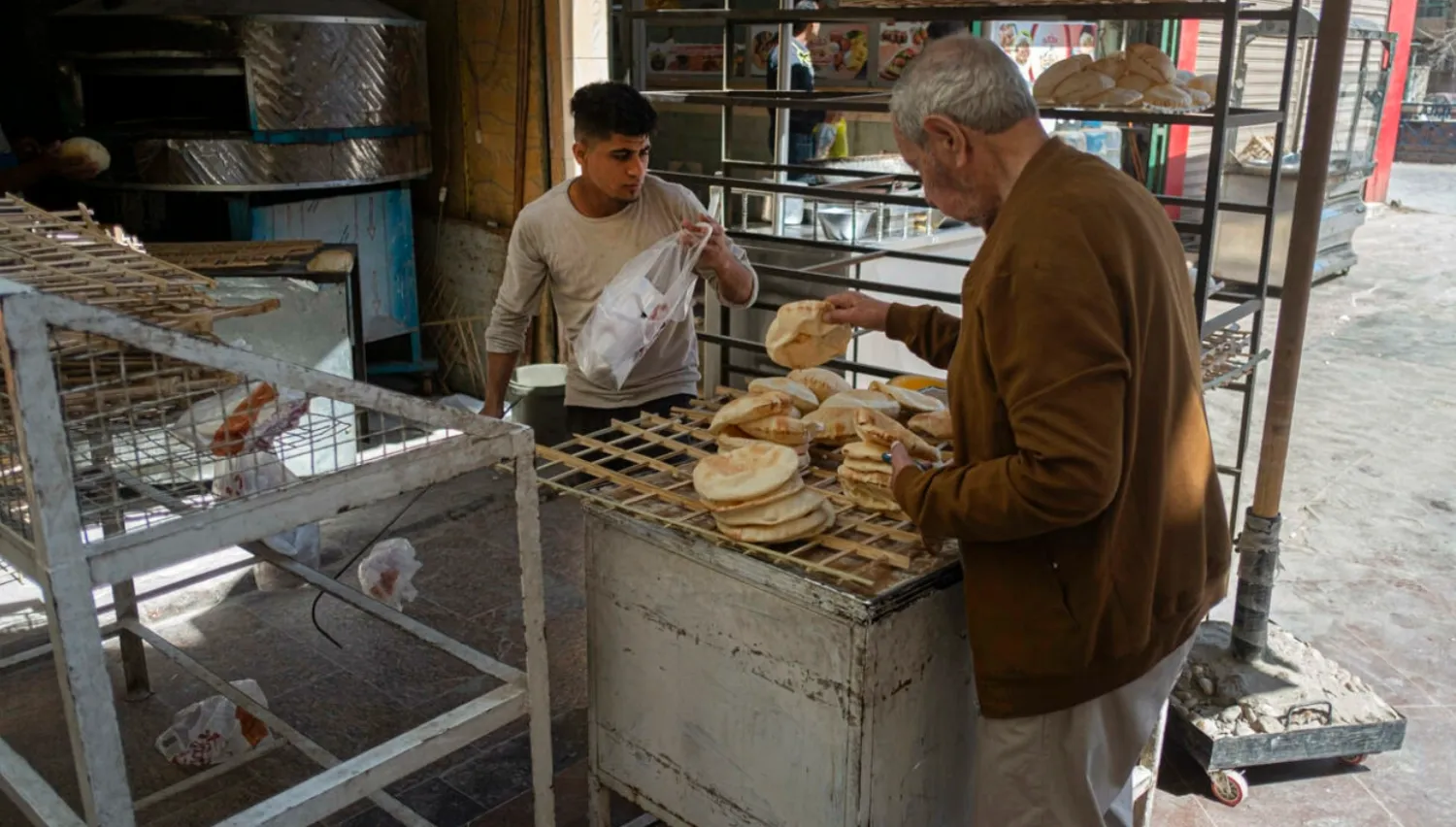 Egypt is heavily reliant on wheat imports from Russia and Ukraine, and its inflation rate hit 10 percent in February amid a wider spike in global commodity prices caused by Moscow's invasion of its neighbor Khaled DESOUKI AFP/File
