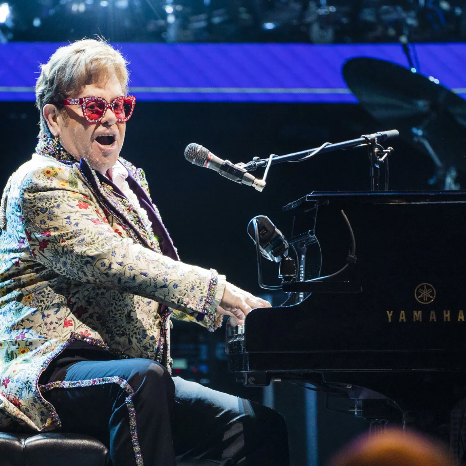 Elton John celebrates his 75th birthday on Friday. Erika Goldring GETTY IMAGES NORTH AMERICA/AFP
